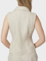 Annabella structure waistcoat creme 