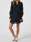 Aran s voile dress navy L