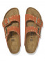 Arizona rivet border sandals dark rust 