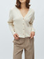 Asato-m hanae knit cardigan sugar 