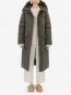 Asha reversible parka dusk olive 