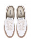 Medalist mens sneaker goat white tobacco 