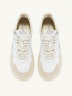 Medalist low wmns sneaker suede wht bud green 