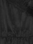 Body with lace edge black 