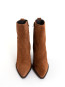 Booties tabac suede 