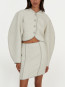 Boucle jacket blush 