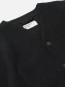 Cardigan wool fleece black L