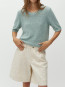Carla-m linni knit shirt airy blue S