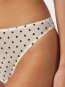 Carmine dot mesh string ivory 