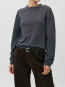 Christin-m aurely knit pullover dk grey mel 