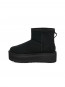 Classic mini platform boot black 