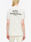 T-shirt apc printemps off white 