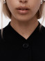 SS collarless blazer black 