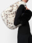 Colette snow leopard bag blanc multi 