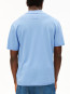 Cotton knit poloshirt wedgwood 