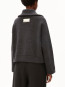 Cotton wool knit jacket steel mel XS