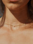 Daisy necklace gold 