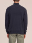 Danny half zip pullover navy blue 