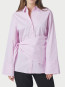 Dita scarf stripe blouse light pink 