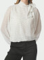 Dorellie dot blouse off white 
