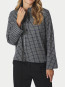 Drew check bedaz shirt dark blue 