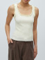 Elinne-m louc knit ivory yellow S