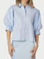Etta stripe stone shirt light blue S