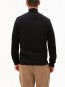Faabes zip knit sweater black 