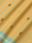 Foulard rayure monogram mustard 