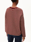 Frankaa maarlen stripe sweat velvet red 