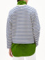 Frankaa stripe sweatshirt undyed lapsis blue 