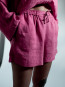 FS2410 linen shorts chateaurose 