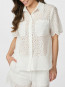 Gessie embroidery shirt white 