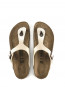 Gizeh sandals pearl white 