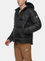 Glacier glow IN hooded jacket men black 