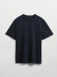 Hadar linen mix t-shirt dk navy 