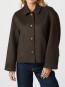 Hamra wool jacket chocolate brown 