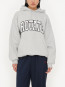 Heavy sweat hoodie lt grey me 