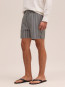 Holiday shorts navy stripe 