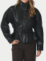 Jaclyn faux leather jacker black 