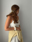 Josefin clip yellow polkadot 