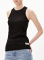Kanitaa rib tanktop black 