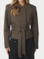 Kaylin structure blazer dusty brown M