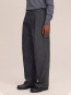 Kay pant dk grey mel 