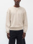 Kulhuse cotton linen loopback sweatshirt natural 