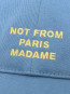 La casquette slogan atlantic blue 