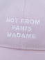 La casquette slogan lavander 