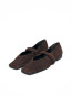 Lautan ballerina suede brown leather 