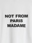 Le t-shirt slogan optic white L