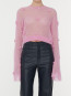 Light knit ls sweat prism pink 